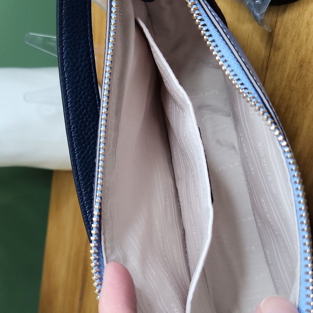 Kate Spade Hudson Colorblocked Pebbled Leather Small Convertible Crossbody NWOT - Picture 8 of 13